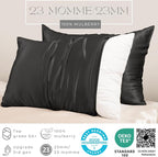 PROMEED Upgraded Grade 6A+ Black Silk Pillowcase - Image 2