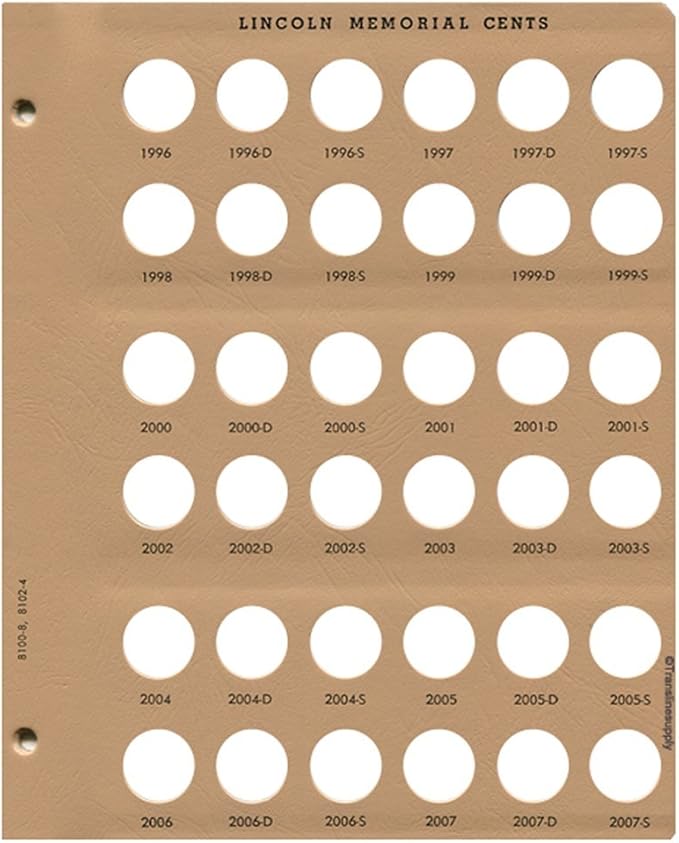 Dansco US Lincoln Cent with Proof Coin Album 1909 - Image 9