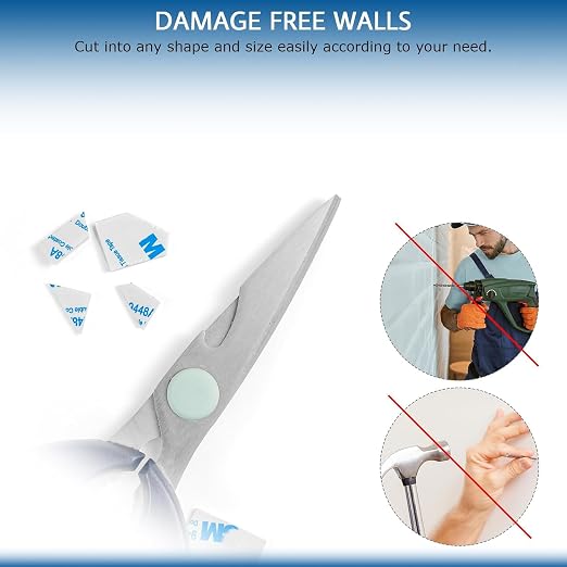 100Pcs Double Sided Foam Tape, Square Sticky Double Sided Adhesive Pads - Image 3