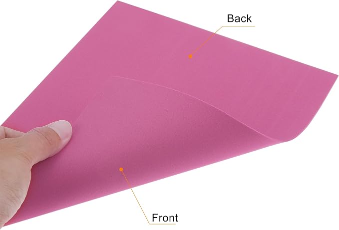 uxcell Rose EVA Foam Sheets, 11.8x7.9 in 2mm Thick Handicraft Foam Paper - Image 4