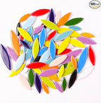 454g Petal Ceramic Mosaic Tiles by BuenoarteMosaicStone