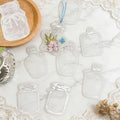 Dried Flower Bookmark Making, Handmade Clear Plastic Floral Book Marks by Unknown