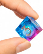 1Pcs D6 DND Dice Liquid Core Resin Sharp Edge D&D Dice, Random Color and Style - Image 3