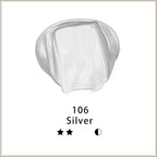 Artecho Silver Acrylic Paint 500ml / 17oz Large Bottle | Semi Glossy Finish - Image 2