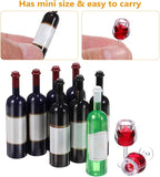 Homoyoyo Miniature Wine Glasses and Bottles Set 18pcs - Image 6