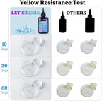 LET'S RESIN UV Resin with Light, Upgraded 200g Crystal Clear&Low Odor, UV Light - Image 5