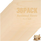 Riakrum Basswood Sheets Plywood Board Unfinished Wood Boards by Riakrum