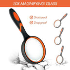 Leffis 2 Pack 10X Magnifying Glass - Image 3