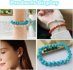 6mm Turquoise Square Beads Bulk - Image 6