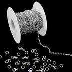33 Feet Stainless Steel Jewelry Chains - Image 2