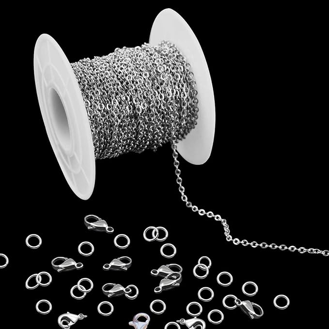 33 Feet Stainless Steel Jewelry Chains - Image 2