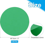 PATIKIL 3inch Circle Card Stock, Dark Green - Image 2