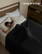 YnM Exclusive 50 lbs Weighted Blanket, Extra Heavy Cotton Bed Blanket - Image 3