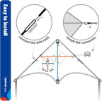 SGftre Delta Kite Three Set for Kids and Adults, Perfect Family Kite for Parks - Image 7