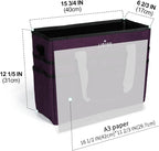 JJRING Craft Organizer Tote Bag, Large Art Storage Caddy - Image 2
