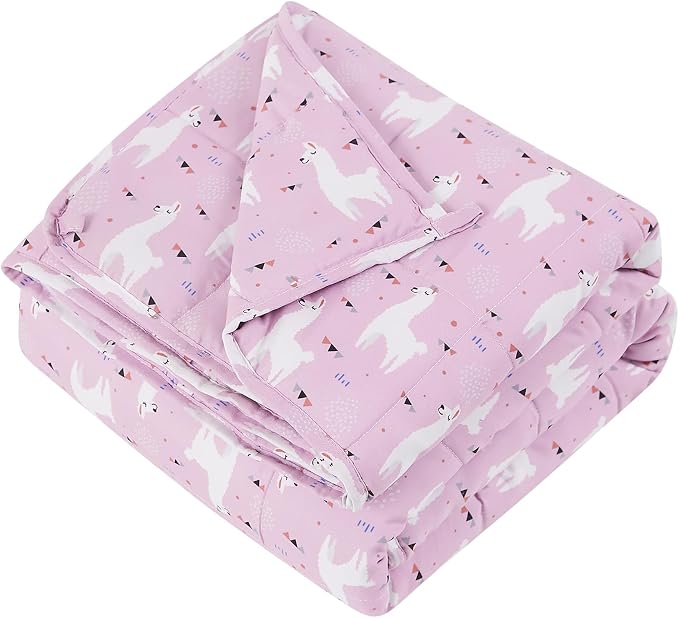 HOSUKKO Weighted Blanket, Microfiber 7 lbs, 41 x 60 inches, Breathable - Image 6