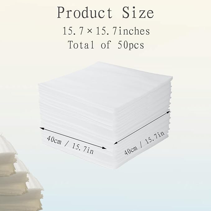 50pcs Packing Supplies for Moving, 15.7x15.7Inch Moving Supplies Cushioning - Image 2