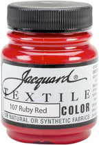 Jacquard Fabric Paint 2.25 Oz Ruby Red by Jacquard