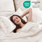 Standard Satin Pillowcase for Hair 2pc, Similar to Silk Pillow Cases, Easier - Image 4