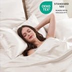 Queen Satin Pillowcase for Hair 2pc, Similar to Silk Pillow Cases, Easier Care - Image 4