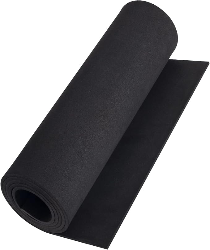 Black eva Foam roll, Premium Cosplay EVA Foam Sheet, 2mm Thick, High Density by MEARCOOH