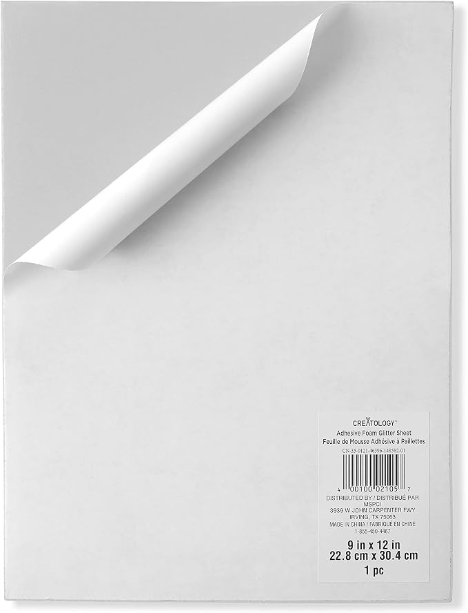 Creatology 9" x 12" Glitter Foam Sheet, 24 Pack by Creatology