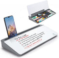 Small Desktop Glass Whiteboard Dry-Erase-Board by TSJOFFICE-WipeCleanThinkGreenWorkSmart