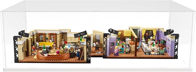 Acrylic Large Display Case for Lego The Friends Apartments 10292, Oracle Red by DuvinDD