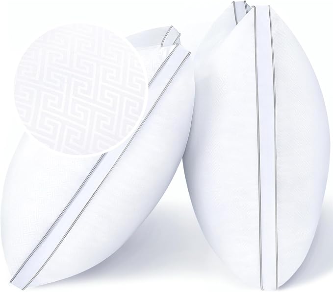 viewstar Bed Pillows Standard Sizes Set of 2, Hotel Quality Cooling Down by Viewstar