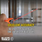 Klein Tools Laser Distance Measure, Measures in Feet - Image 4