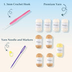 Noocro Crochet Kit for Intermediate or Advanced Levels, Complete Craft Kit for - Image 3