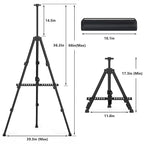 Easel Stand for Sign, Hemndic 66" Easels Stand for Painting Heavy Duty - Image 2
