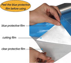 FUNKAKA Heat Transfer Vinyl Shiny Silver HTV Rolls - Image 3