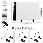 Ratukall 183PCS A4 Diamond Painting Light Pad Kit, Light Board - Image 2