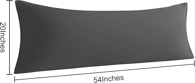 NTBAY Body Pillow Cases Set of 2, 2 Pack Brushed Microfiber 20x54 Pillow Cases - Image 3