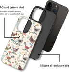 ZHEGAILIAN Case for iPhone 14 Pro, Chicken Farmhouse Animal Rooster Durable - Image 2