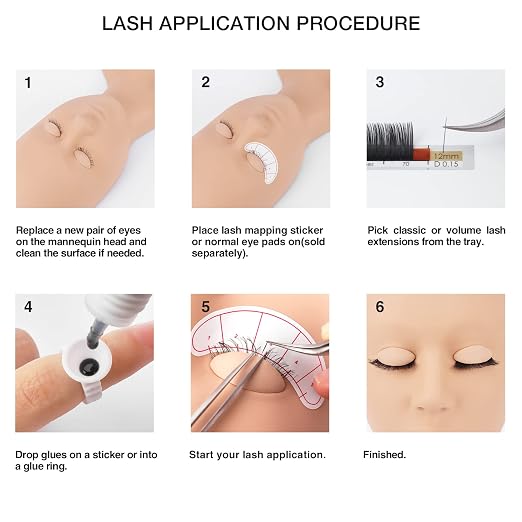 LASHVIEW Lash Extension Kit, Eyelash Extension Kit, Professional Eyelash - Image 8