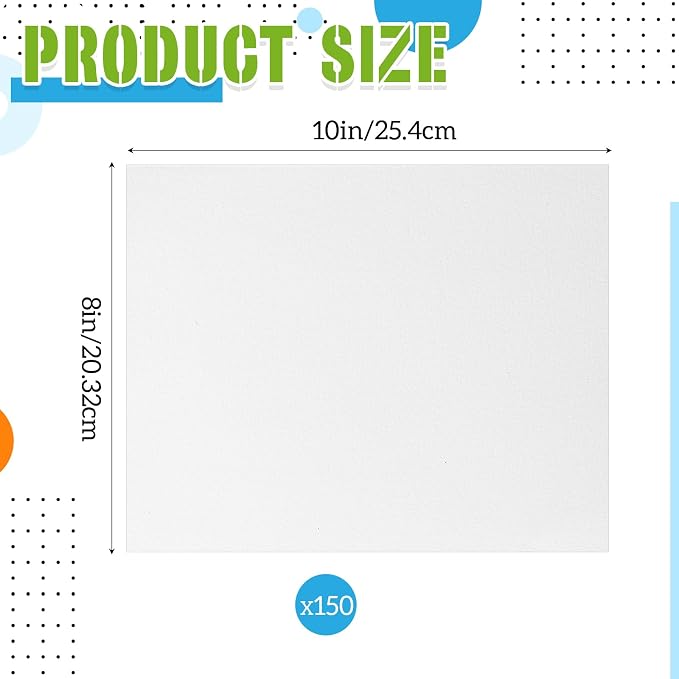 Marspark 150 Pcs Printmaking Paper, Printmaking Supplies, Artist Paper - Image 2