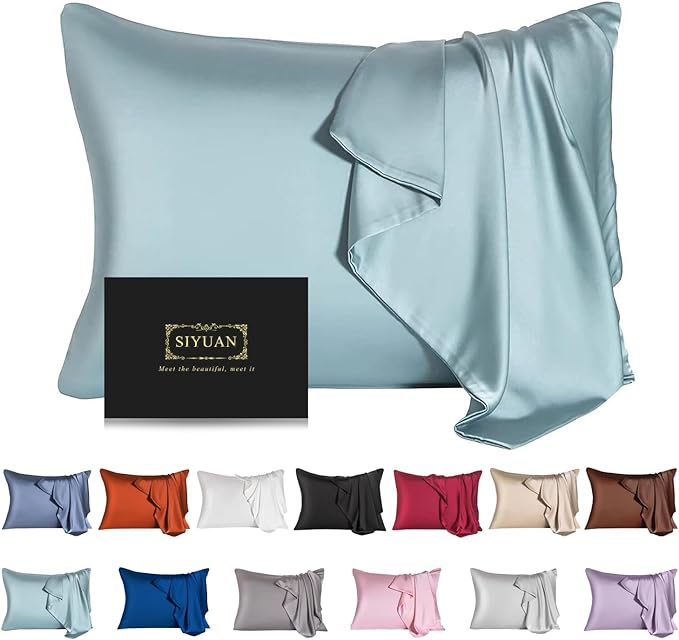 Mulberry Silk Pillowcase for Hair and Skin, Toddler Size Kids Silk Pillow Case by SIYUAN