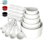 Measuring Cups & Spoons Set, Stackable Cups and Spoons | Nesting Measure Cups by TILUCKBringsGoodLuck