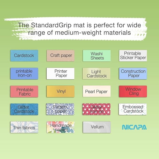 Standard Grip Cutting Mat for Cricut Maker 3/Maker/Explore 3/Air 2/Air/One - Image 2