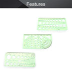 Utoolmart Multifunctional Template, Geometric Drawings Templates, Measuring - Image 3
