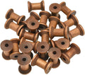 HAHIYO 1.2Inch/3cm 25PCs Light Brown Color Wood Spool by Unknown