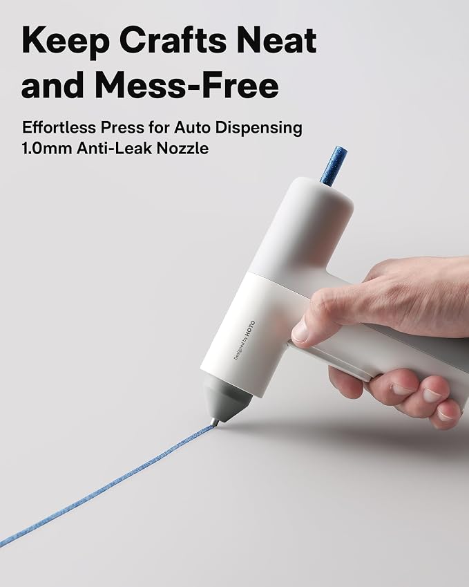 HOTO Cordless Auto Dispensing Glue Gun, Easyflow Hot Glue Gun - Image 3
