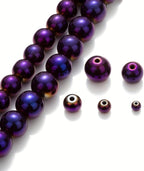 Zenkeeper Purple Hematite for Jewelry Making 6 MM Gemstones Loose Stone Beads - Image 4
