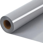 HTVVETUR Gray HTV Iron on Vinyl 12Inch by 35ft Heat Transfer Vinyl by HTVVETUR