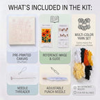 Raysqyk DIY Punch Needle Kit for Beginners - Image 4