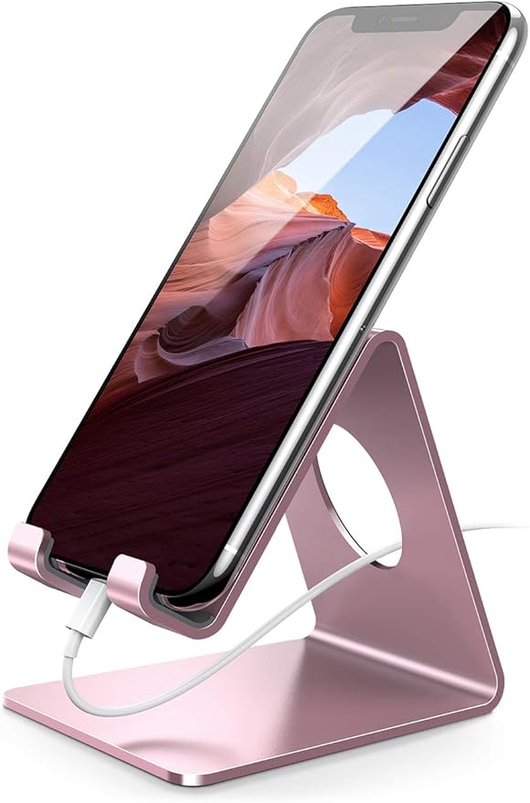 Lamicall Pink Phone Stand, Desk Accessories by Lamicall