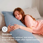 Body Pillowcases Set of 2-20x54 Long Body Pillow Case - Image 4