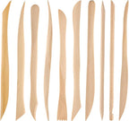 JIYIN 10 Piece Wooden Clay Sculpting Tool by Unknown